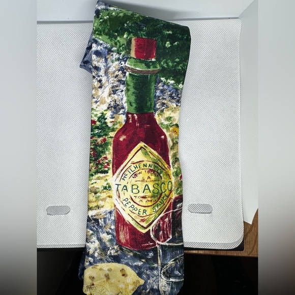 Tabasco silk tie - Picture 7 of 8